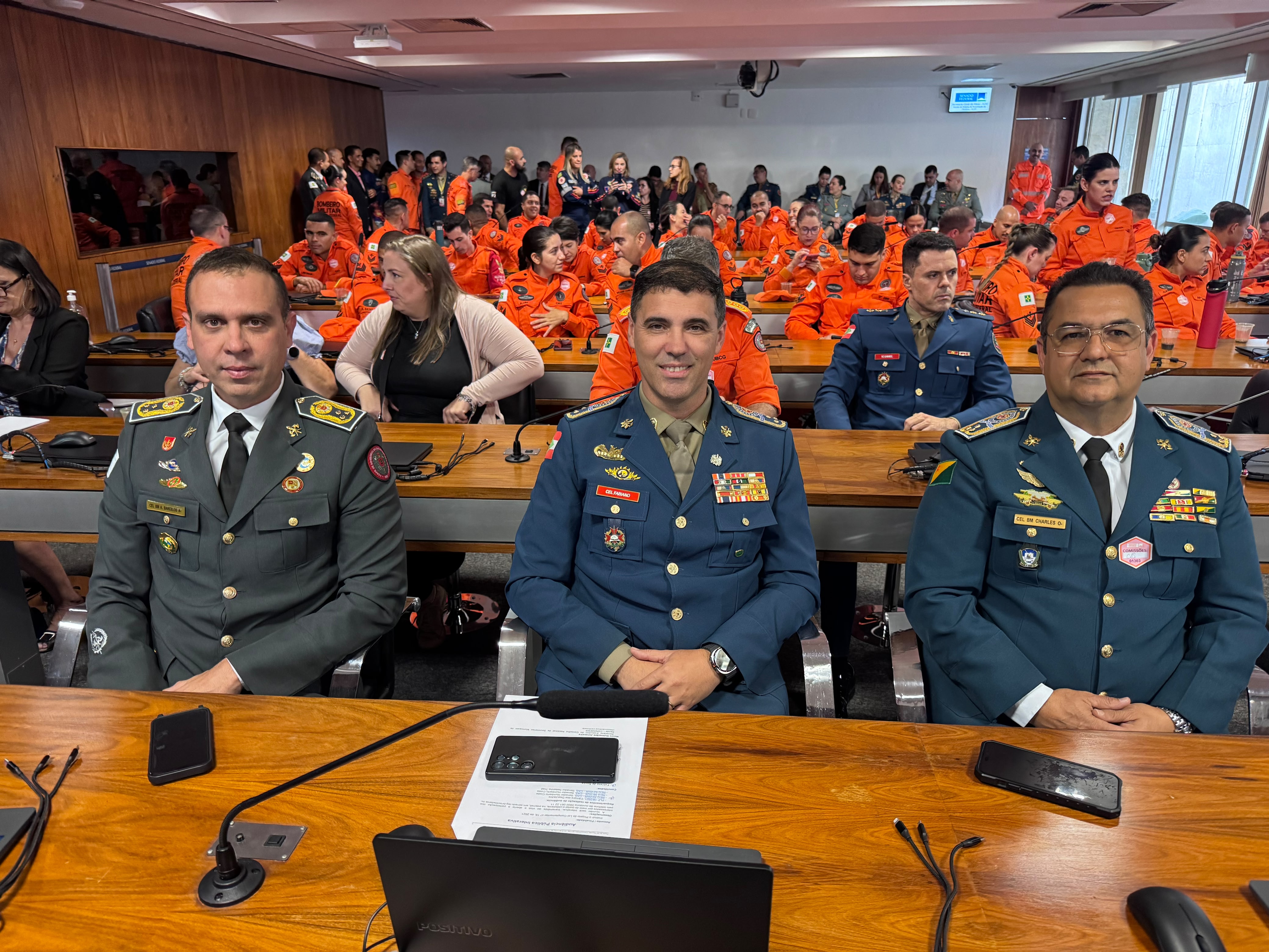 COMANDO DO CBMAC PARTICIPA DE AUDIÊNCIA PÚBLICA NO SENADO FEDERAL SOBRE FINANCIAMENTO DOS SERVIÇOS DE ATENDIMENTO PRÉ-HOSPITALAR REALIZADOS PELOS CORPOS DE BOMBEIROS MILITARES